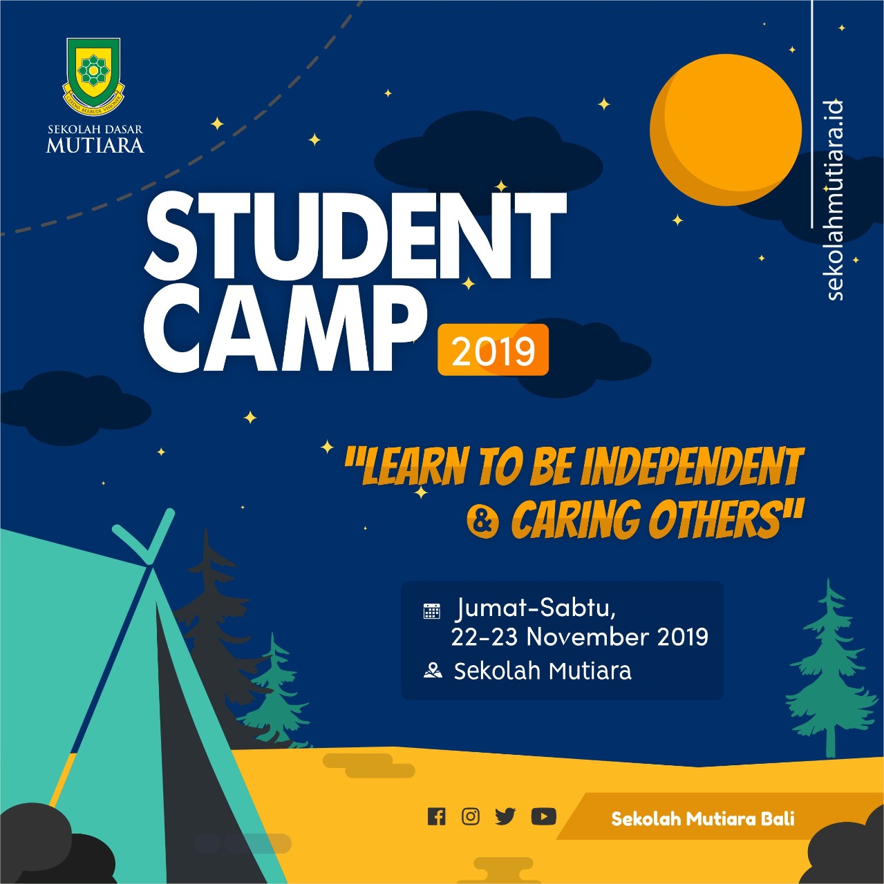 Student Camp, Learn to be Independent & Caring Others