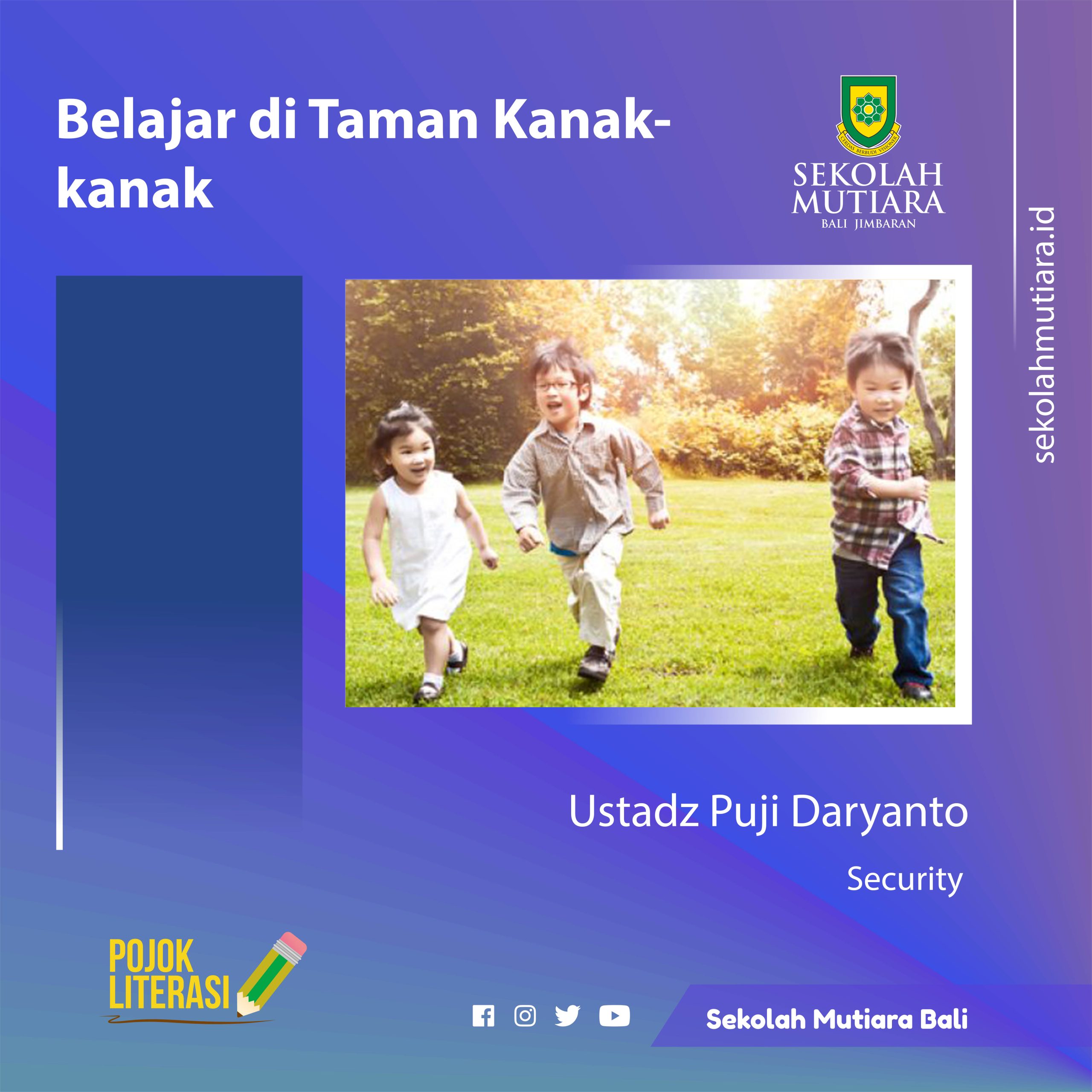 Belajar di Taman Kanak-kanak