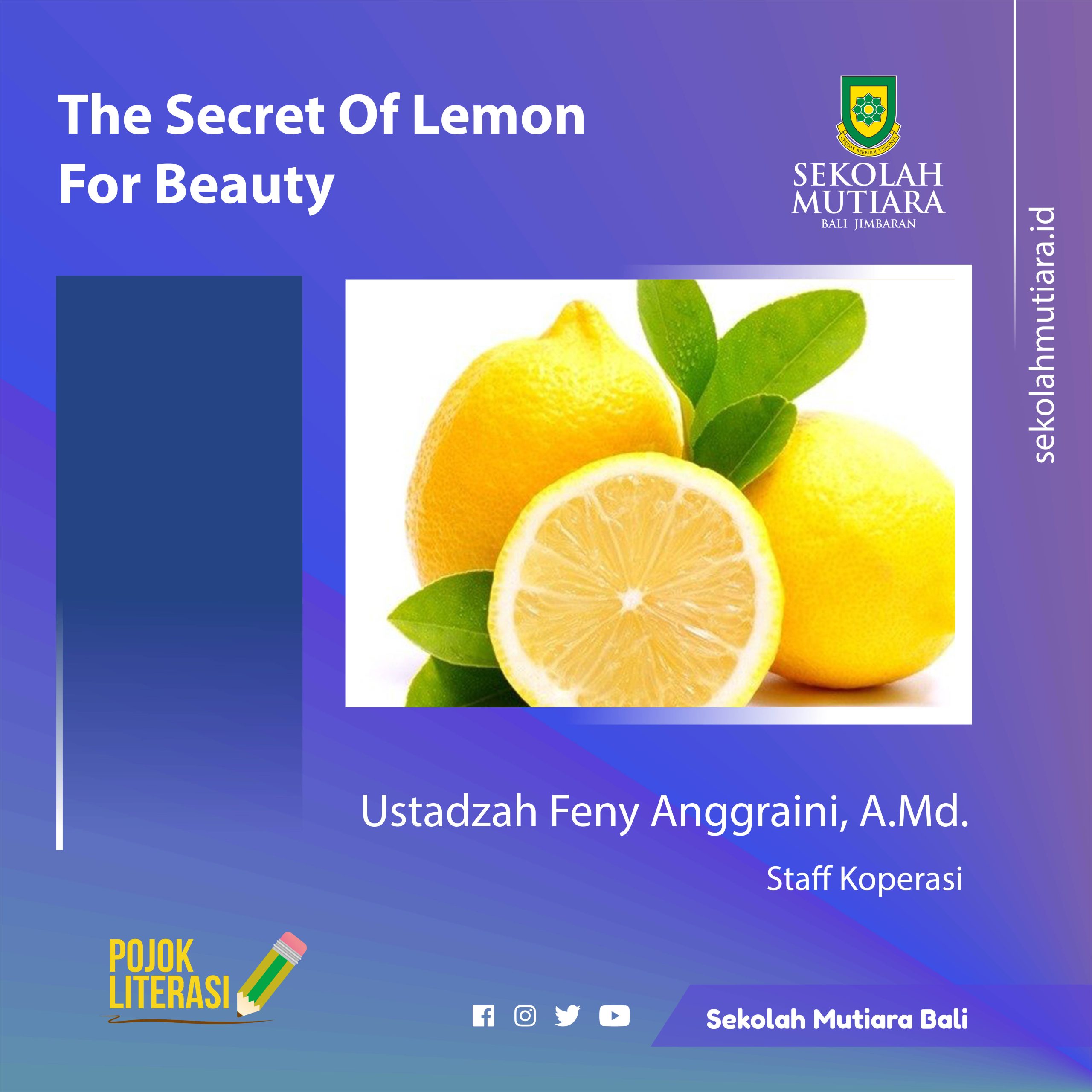 The Secret Of Lemon For Beauty