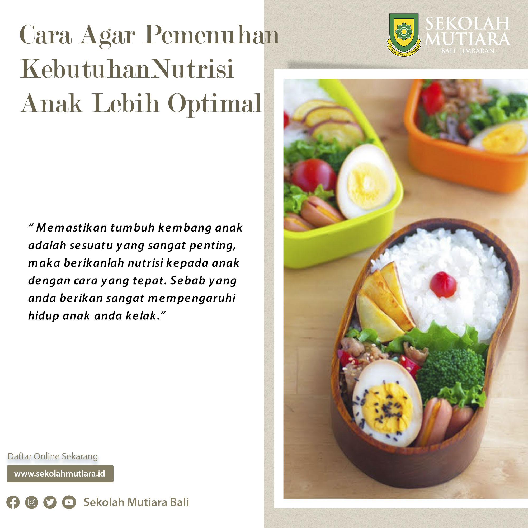 Cara Agar Pemenuhan Kebutuhan Nutrisi Anak Lebih Optimal