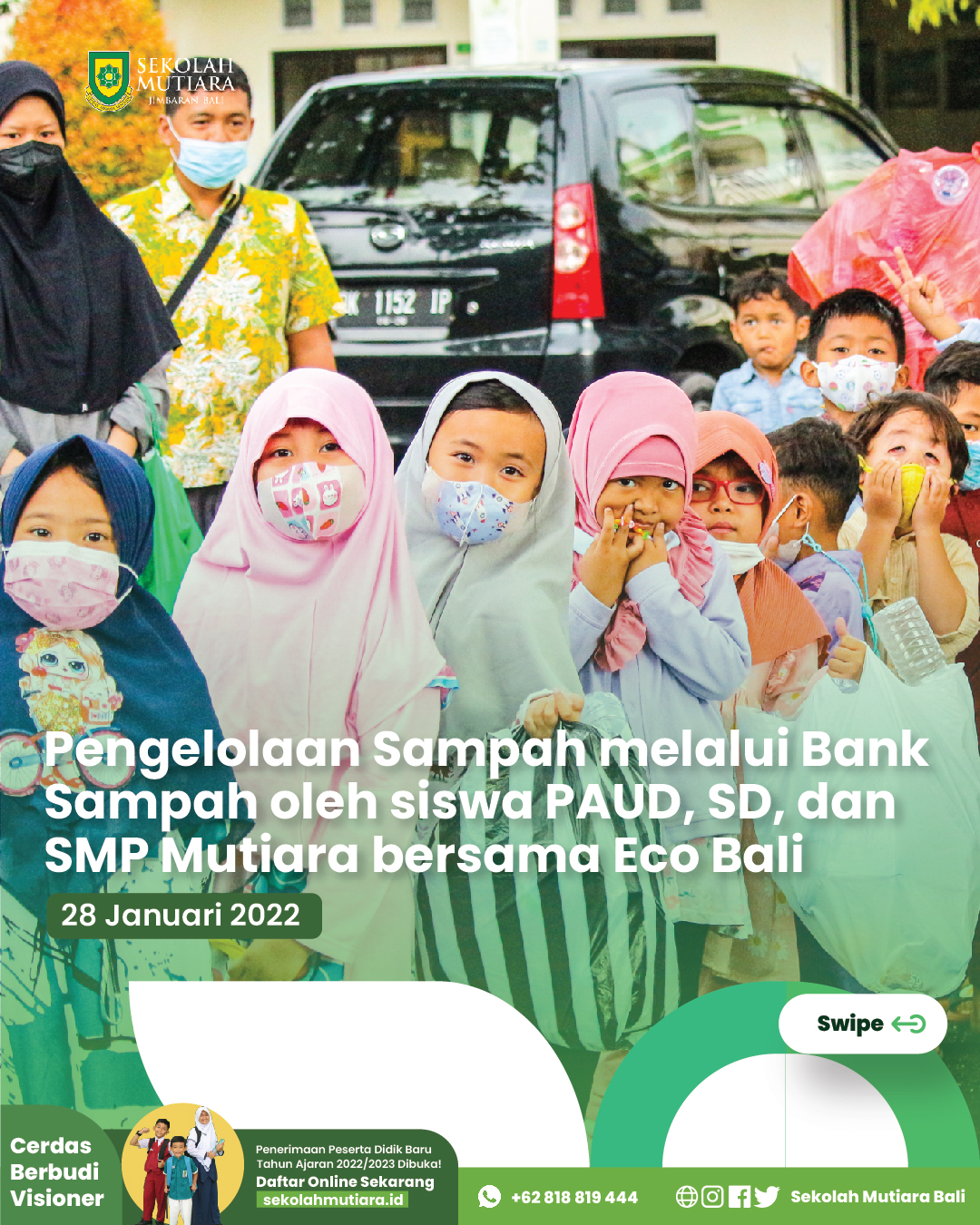 Mengajarkan Mengelola Sampah yang Baik Sejak Dini Kepada Ananda Melalui Bank Sampah Bersama Eco Bali